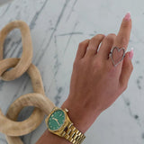 Silver Open Heart Ring - Jewelry - Rings - Chansutt Pearls