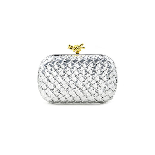 Silver Woven Crossbody/Clutch - Accessories - Purses & Handbags - BC Bags