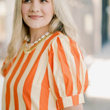 Simple Joy Stripe Dress - Dresses - Peach Love CA