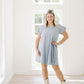 Simply Charming Woven Denim Dress - Dresses - She & Sky