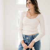 Simply Pure Top - Tops - Blouses - Blu Pepper