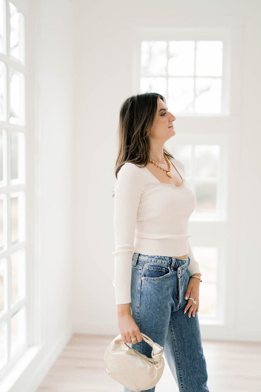Simply Pure Top - Tops - Blouses - Blu Pepper