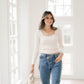 Simply Pure Top - Tops - Blouses - Blu Pepper