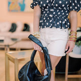 Small Town Chic Peplum Dot Top - Tops - Blouses - TCEC