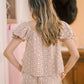 Soho Views Gingham Embroidered Shorts - Bottoms - Shorts - Peach Love CA