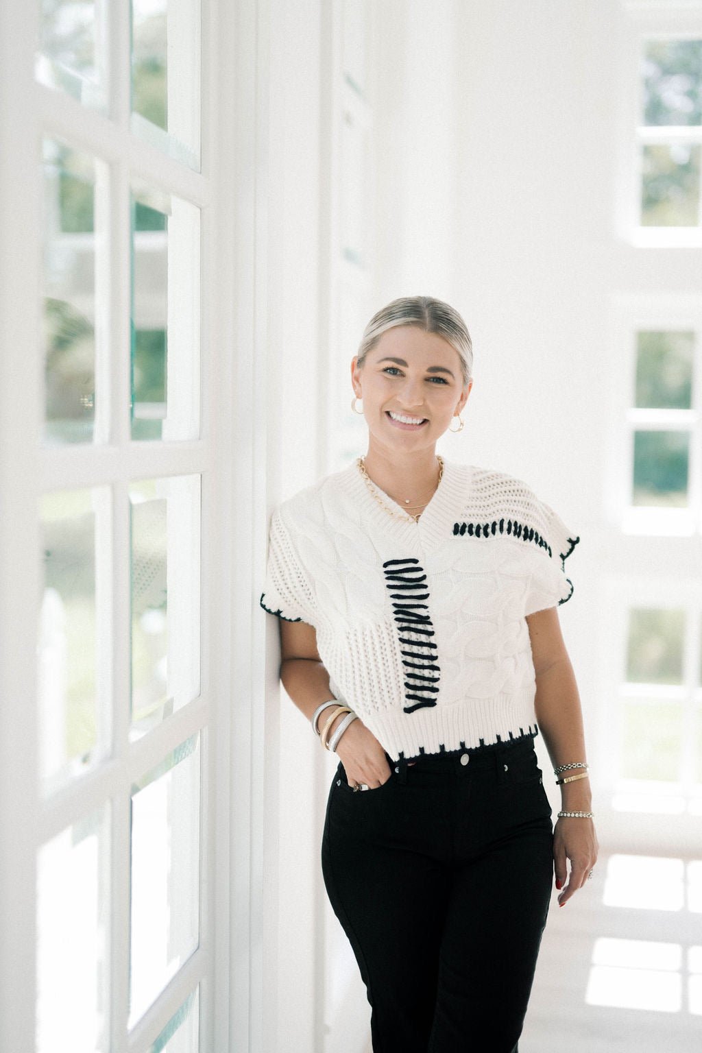 Southern Smiles Top - Tops - Sweaters - Le Lis
