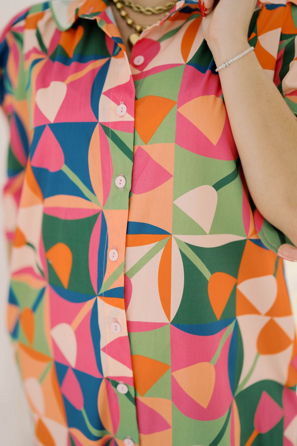 Spring Fling Shirt Dress - Dresses - Adrienne