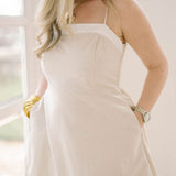 Springtime Bliss Linen Dress - Dresses - Strut & Bolt