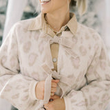 Storybook Charm Leopard Cardigan Sweater - Tops - Sweaters - Peach Love CA