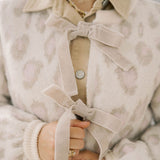 Storybook Charm Leopard Cardigan Sweater - Tops - Sweaters - Peach Love CA