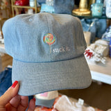 Suck It Denim Dad Hat - Accessories - Hats - Happiest
