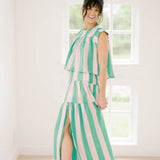 Summer Fling Striped Maxi Skirt - Bottoms - Skirts - Adrienne