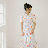 Summertime Happy Dot Dress - Dresses - Peach Love CA