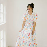 Summertime Happy Dot Dress - Dresses - Peach Love CA