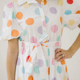 Summertime Happy Dot Dress - Dresses - Peach Love CA