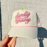 Sunday Funday Canvas Trucker Hat - Accessories - Hats - Poppy & Pine