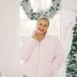 Sweet Meadow Stripe Quilted Jacket - Outerwear - Jackets - Peach Love CA