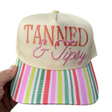 Tanned & Tipsy Canvas Trucker Hat - Accessories - Hats - Summer Tees