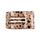 TELETIES - Blonde Tortoise Medium Flat Rectangle Hair Clip - Accessories - Hair - Teleties