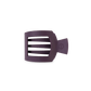 TELETIES - Burgundy Bliss Small Flat Square Hair Clip - Accessories - Hair - Teleties