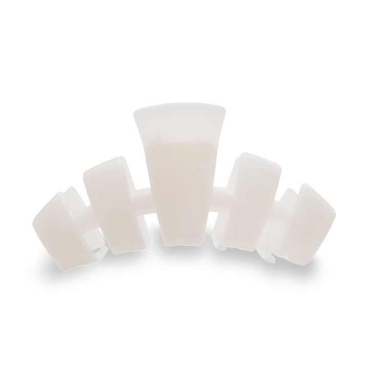 TELETIES - Classic Coconut White Large Claw Hair Clip - Accessories - Hair - Teleties