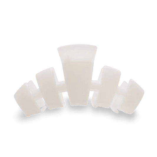 TELETIES - Classic Coconut White Large Claw Hair Clip - Accessories - Hair - Teleties