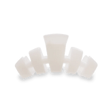 TELETIES - Classic Coconut White Medium Claw Hair Clip - Accessories - Hair - Teleties