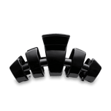 TELETIES - Classic Jet Black Large Claw Hair Clip - Accessories - Hair - Teleties