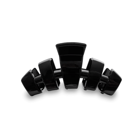 TELETIES - Classic Jet Black Medium Claw Hair Clip - Accessories - Hair - Teleties