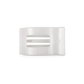 TELETIES - Coconut White Small Flat Rectangle Hair Clip - Accessories - Hair - Teleties