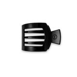 TELETIES - Jet Black Small Flat Square Hair Clip - Accessories - Hair - Teleties