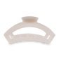 TELETIES - Open Coconut White Large Claw Hair Clip - Accessories - Hair - Teleties
