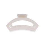 TELETIES - Open Coconut White Medium Claw Hair Clip - Accessories - Hair - Teleties