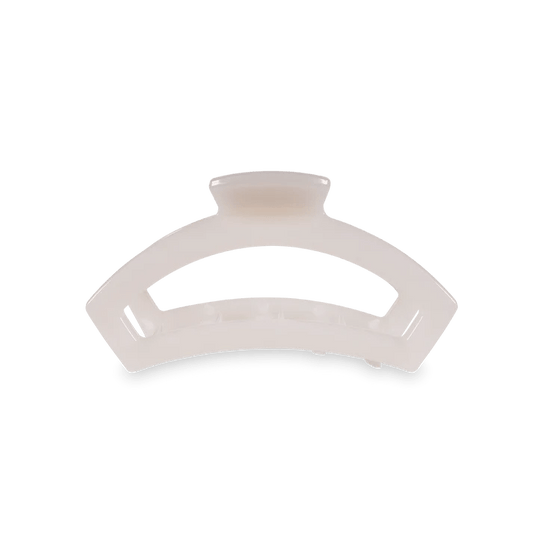 TELETIES - Open Coconut White Small Claw Hair Clip - Accessories - Hair - Teleties