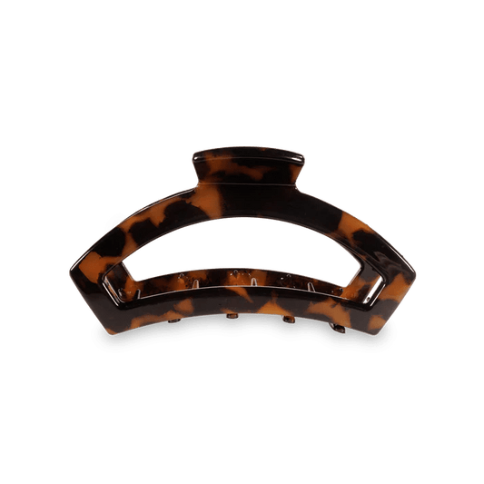 TELETIES - Open Tortoise Medium Claw Hair Clip - Accessories - Hair - Teleties