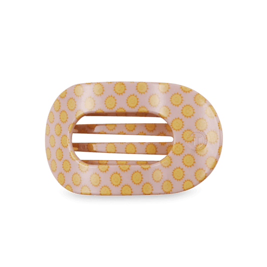TELETIES - Sunny Days Ahead Medium Flat Round Hair Clip - Accessories - Hair - Teleties
