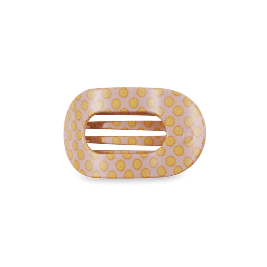 TELETIES - Sunny Days Ahead Small Flat Round Hair Clip - Accessories - Hair - Teleties