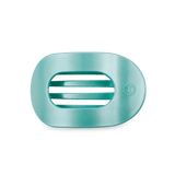 TELETIES - Totally Turquoise Medium Flat Round Hair Clip - Accessories - Hair - Teleties