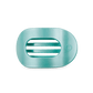 TELETIES - Totally Turquoise Medium Flat Round Hair Clip - Accessories - Hair - Teleties