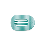 TELETIES - Totally Turquoise Small Flat Round Hair Clip - Accessories - Hair - Teleties