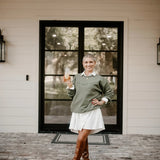 Thanksgiving Embroidered Sweatshirt - Tops - Sweatshirts - Summer Tees