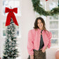 The Best Quilted Pink Puff Jacket - Outerwear - Jackets - Peach Love CA