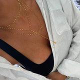 The Maddie Gold Layer Necklace - Jewelry - Necklaces - Chansutt Pearls