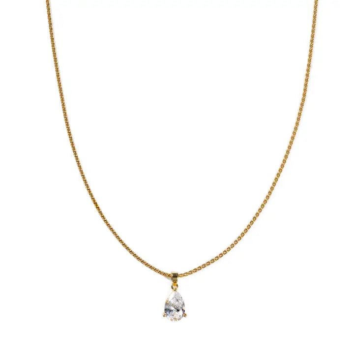 The Pear Pendant Necklace - Jewelry - Necklaces - Brenda Grands Jewelry