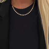 The Roxie Rhinestone Gold Necklace - Jewelry - Necklaces - Chansutt Pearls