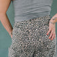 The Super High Rise Wide Leg Leopard Jeans - Bottoms - Pants - Saige Denim
