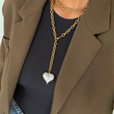 The XL Heart Wrap Necklace - Jewelry - Necklaces - Chansutt Pearls