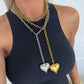 The XL Heart Wrap Necklace - Jewelry - Necklaces - Chansutt Pearls