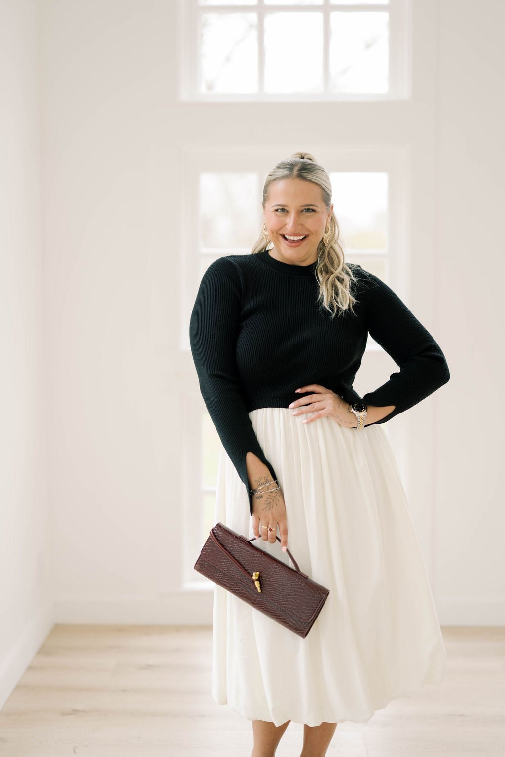 Timeless Treasure Two Tone Dress - Dresses - Heyson