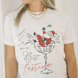 Tini Bit Festive Cropped Tee - Tops - Tees - Summer Tees